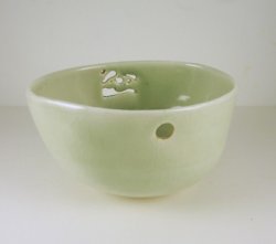 MJE-19-37 Pale Green Porcelain Bowl "Island View"