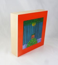 JJM-904 Mini Box Framed, "Our Neighbors", 6x6