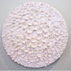 HAM-27 Large Circle 3D Flowers Wall Piece