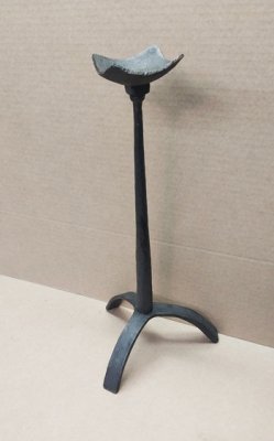 SG-5 Forged Steel Candle Holder, Square Top