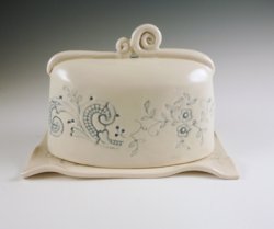 HAM-58 Hand Formed Covered Butter Dish