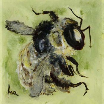 ID-5G Limited Edition Giclee Print "Sitting Bee" 16x16