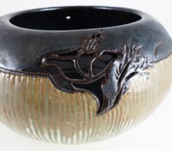 MJE-16-37 Ceramic Textured Bowl
