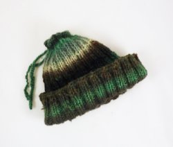 MB-418 Hand Knit Wool Small Child's Hat