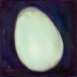 ID-10G Limited Edition Giclee Print "Green Egg" 16x16