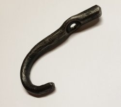 SG-10 Forged Steel Simple Hook, 3 3/8" Long